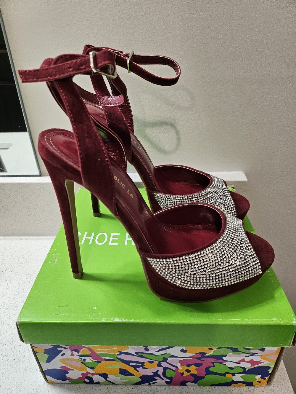 Burgundy Heels